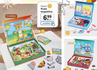 Lidl Playtive puzle magnético oferta