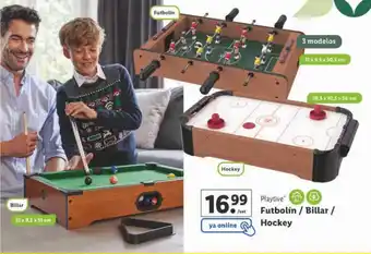 Lidl Playtive futbolín billar hockey oferta