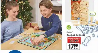 Lidl Hasbro juegos de mesa oferta