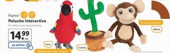 Lidl Playtive peluche interactivo oferta