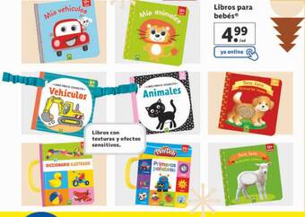 Lidl Libros para bebés oferta