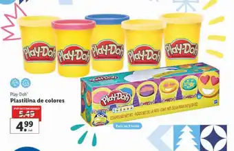 Lidl Play-doh plastilinha de colores oferta