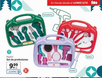 Lidl Playtive set de profesiones oferta