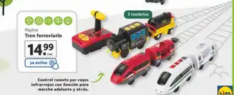Lidl Playtive tren ferroviario oferta