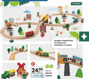 Lidl Playtive set de trenes oferta