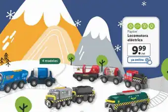 Lidl Playtive locomotora eléctrica oferta