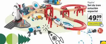 Lidl Playtive set de tren estación espacial oferta