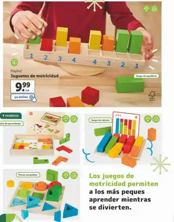Lidl Playtive juguetes de motricidad oferta