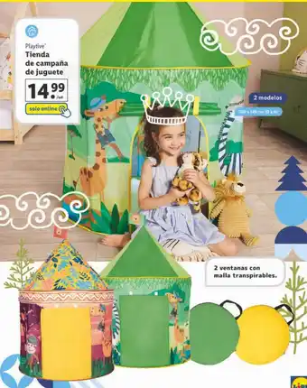 Lidl Playtive tienda de campaña de juguete oferta