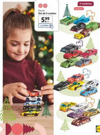 Lidl Playtive set de 6 coches oferta