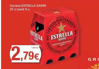 Keisy Cervesa estrella damm pac-6 oferta