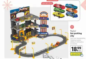 Lidl Playtive set parking city oferta