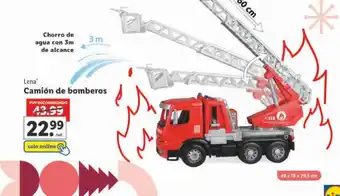 Lidl Lena camión de bomberos oferta
