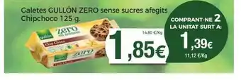 Keisy Galetes gullón zero sense sucres afegits chipchoco oferta