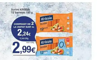 Surimi krissia 12 barretes