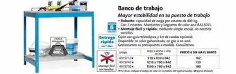 Rajapack Banco de trabajo oferta