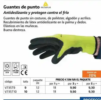 Guantes de punto deltaplus