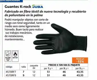 Rajapack Guantes k-rock juba oferta