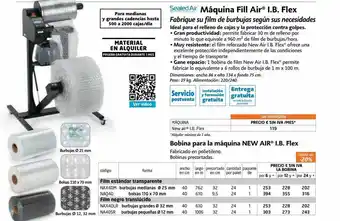 Rajapack Sealed air máquina fill air i.b. flex oferta
