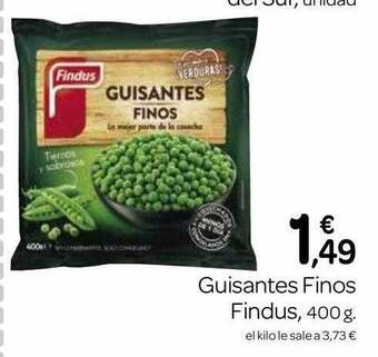 Supermercados El Jamón Guisantes finos findus oferta