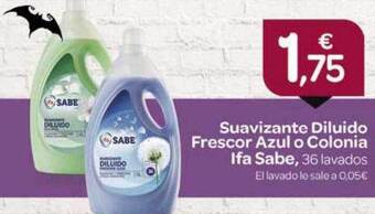 Supermercados El Jamón Suavizante diluido frescor azul o colonia ifa sabe oferta