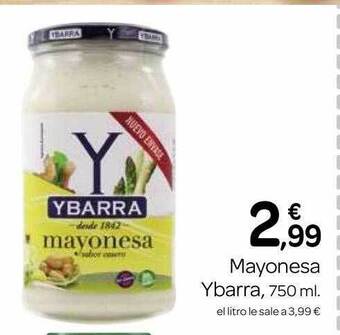 Supermercados El Jamón Mayonesa ybarra oferta