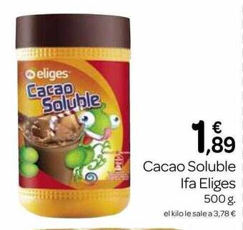 Supermercados El Jamón Cacao soluble ifa eliges oferta