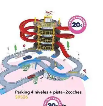 Tiendas MGI Parking 4 niveles + pista + 2 coches oferta