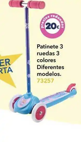 Tiendas MGI Patinete 3 ruedas 3 colores diferentes modelos oferta