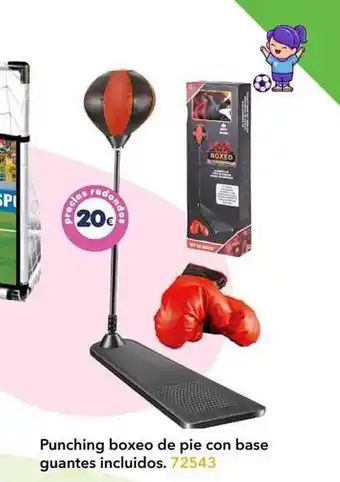 Tiendas MGI Punching boxeo de pie con base guantes incluidos oferta