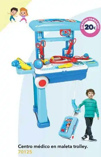 Centro médico en maleta trolley