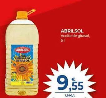 CashDiplo Abrilsol aceite de girasol oferta