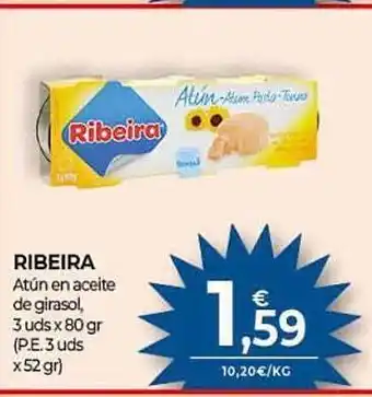 CashDiplo Ribeira atún en aceite de girasol oferta