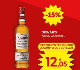 CashDiplo Dewar's whisky white label oferta