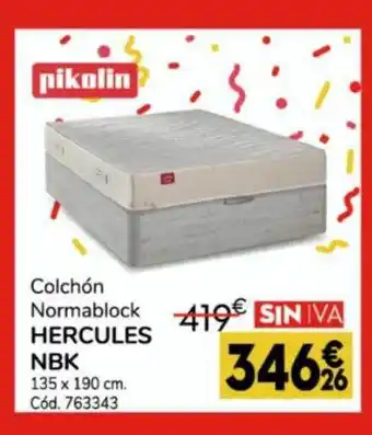 Conforama Colchón normablock hercules nbk oferta
