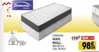 Conforama Colchón max roll oferta
