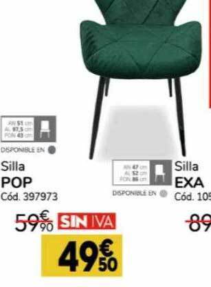 Conforama Silla pop oferta