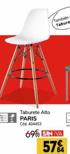 Conforama Taburete alto paris oferta