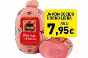 Hiperber Jamón cocido horno libra kilo oferta