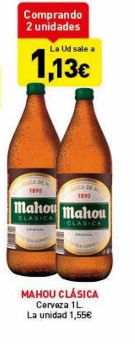 Hiperber Mahou clásica cerveza oferta