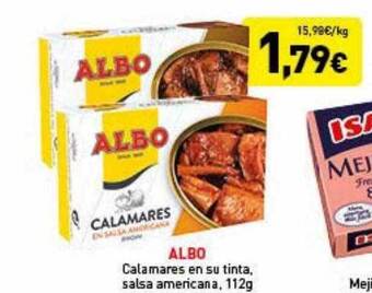 Hiperber Albo calamares en su tinta salsa americana oferta