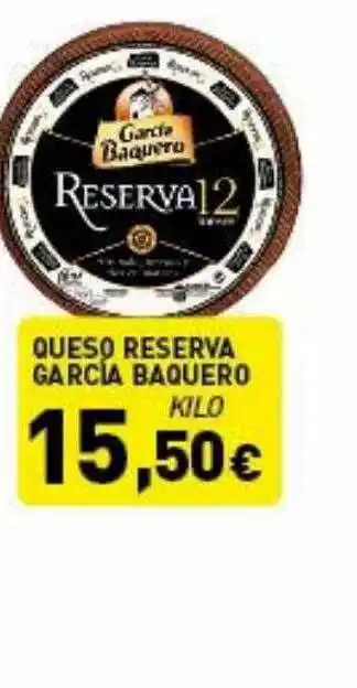 Hiperber Queso reserva garcía baquero kilo oferta