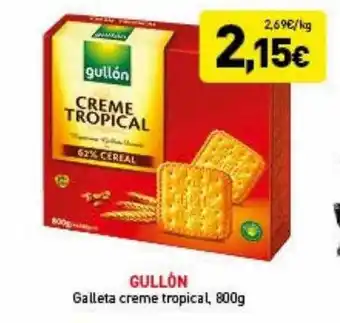 Hiperber Gullón galleta creme tropical oferta