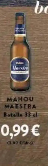 Hiperber Mahou maestra botella oferta