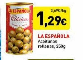 Hiperber La española aceitunas rellenas oferta