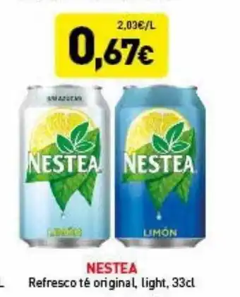 Hiperber Nestea refresco té original light oferta