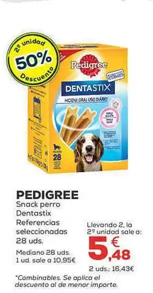 Kiwoko Pedigree snack perro dentastix oferta