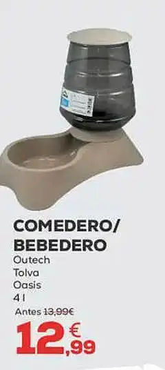 Kiwoko Comedero bebedero outech tolva oasis oferta