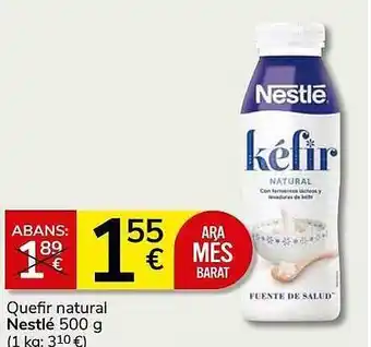 Consum Quefir natural nestlé oferta