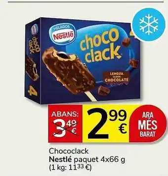 Consum Chococlack nestlé paquet oferta